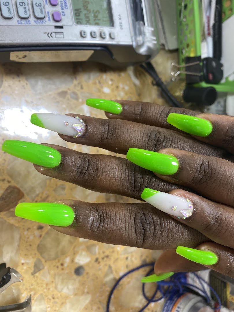 Pedicure chairs inside a local nail salon