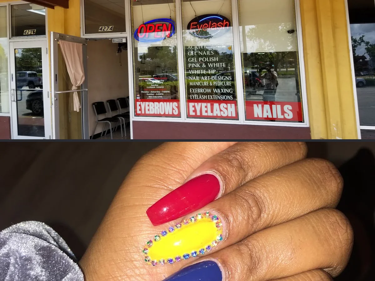 Pedicure chairs inside a local nail salon
